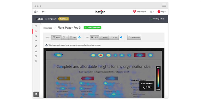 Heat Maps | Hotjar