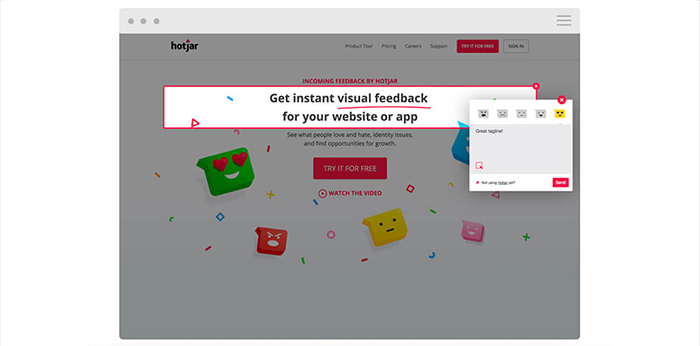 Incoming Feedback | Hotjar