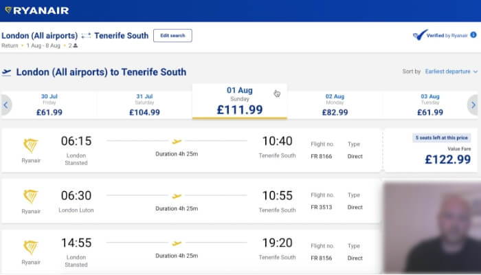 Usability Testing | Caledonian Airlines UX Design