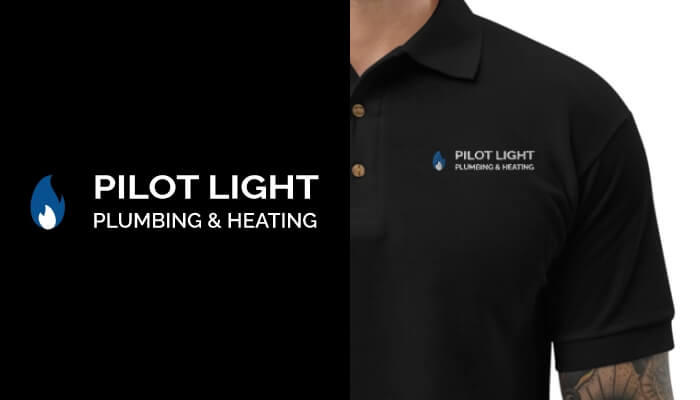 Logo and Staff Uniform | Pilot Light Plumbing and Heating